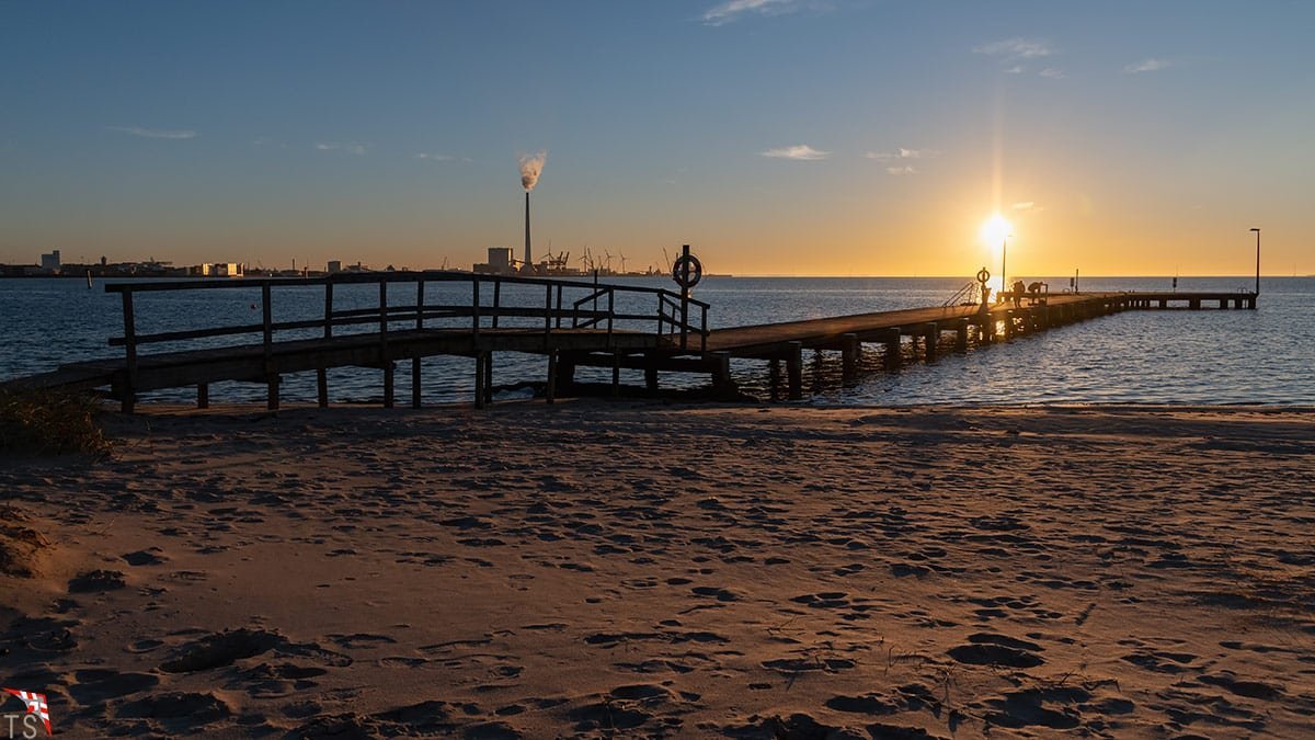 Anleger Sonnenaufgang
